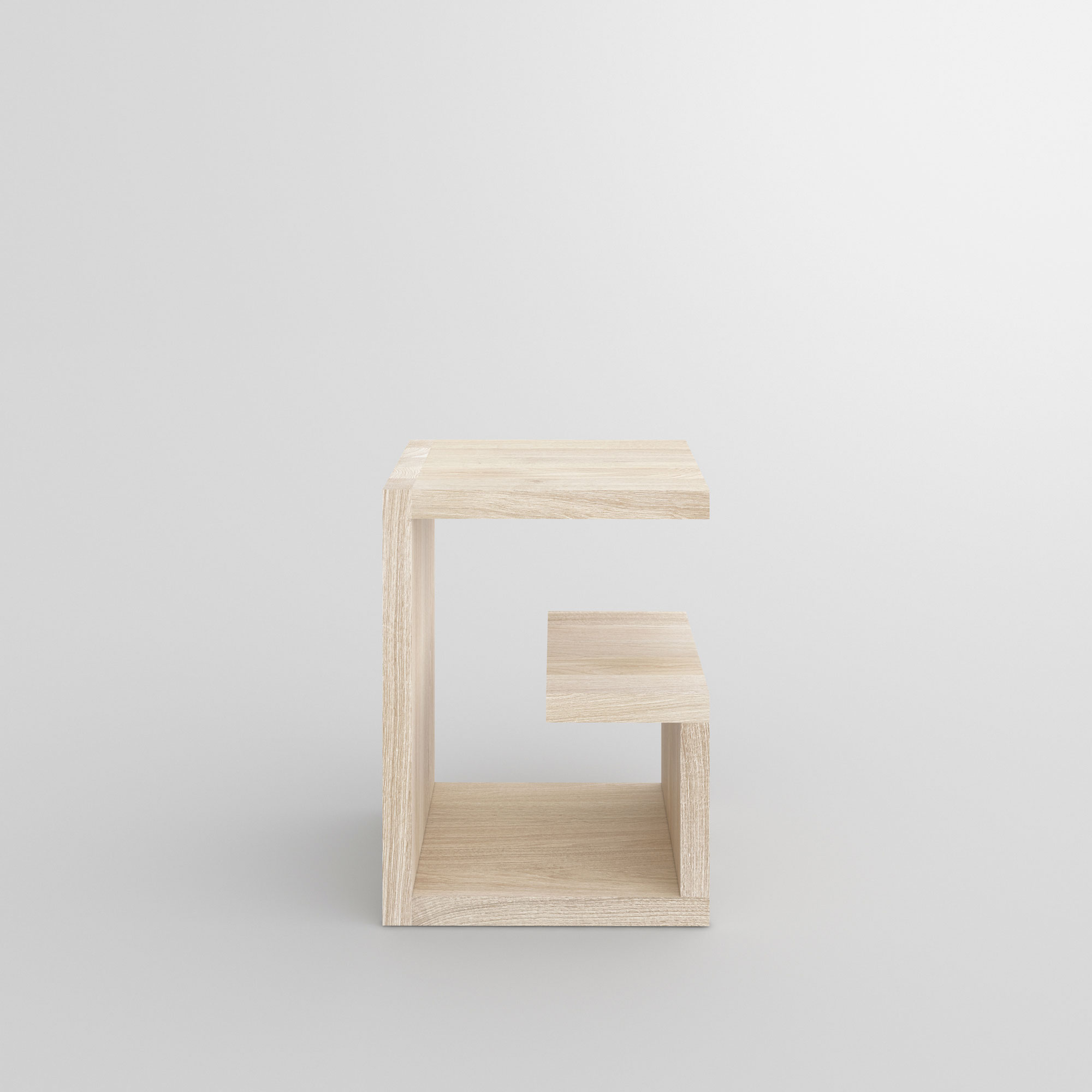 Design Wood Stool MENA G 4 custom made in solid wood by vitamin design