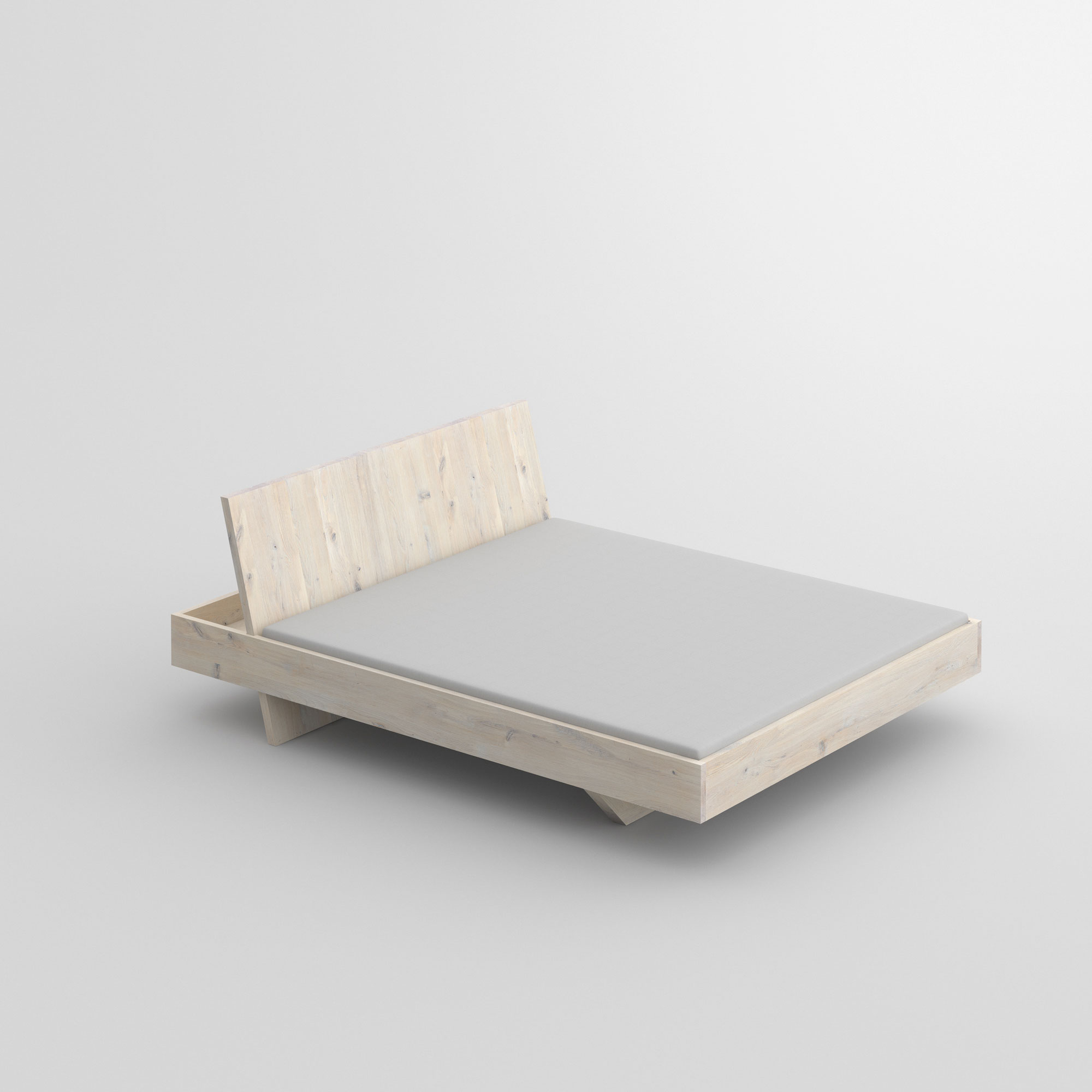Design Massivholzbett SOMNIA cam2 Maßgefertigt aus Massivholz von vitamin design