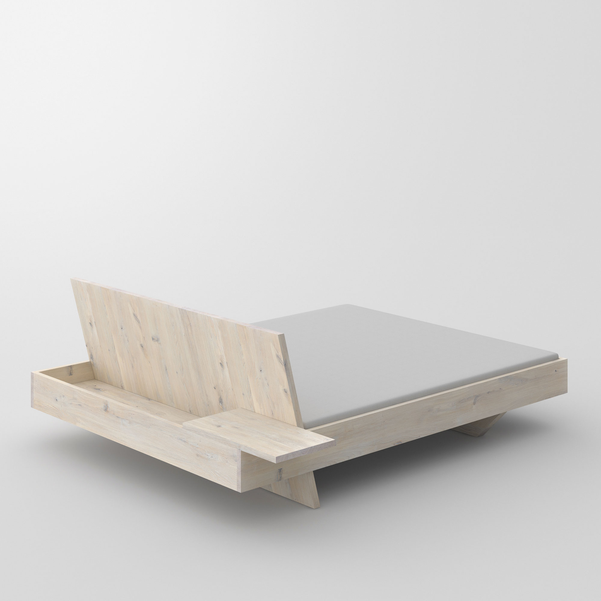 Design Massivholzbett SOMNIA cam3 Maßgefertigt aus Massivholz von vitamin design